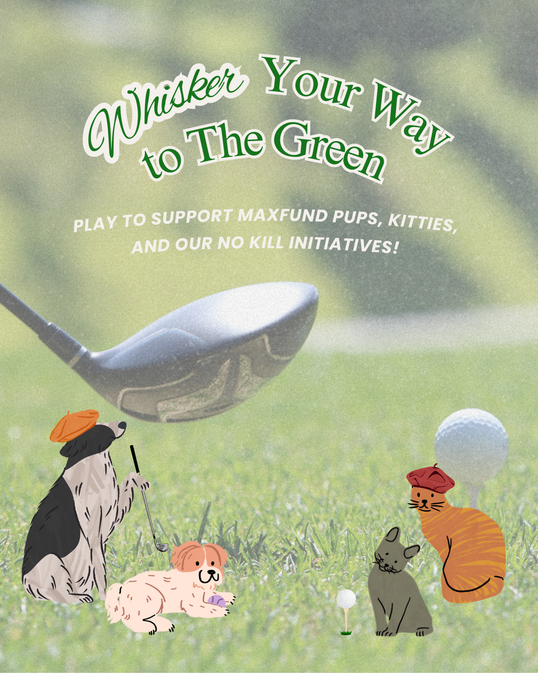 Animals Playing Golf